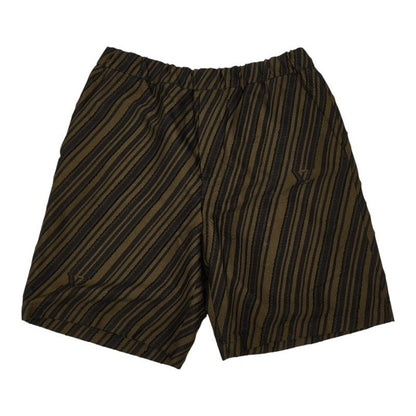 Louis Vuitton Cotton Jacquard Shorts 48 Sample Khaki Black