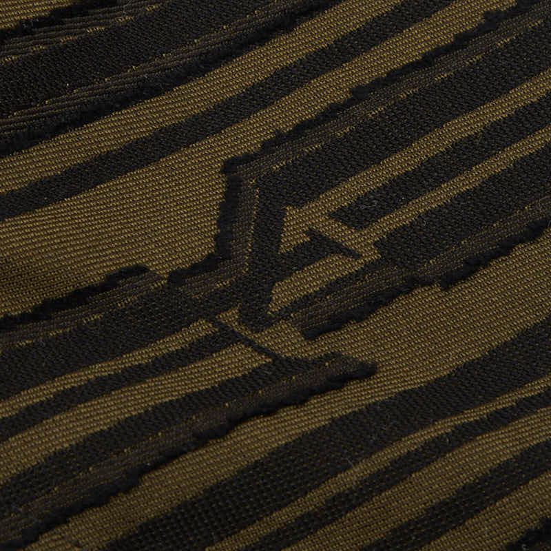 Louis Vuitton Cotton Jacquard Shorts 48 Sample Khaki Black — view 3