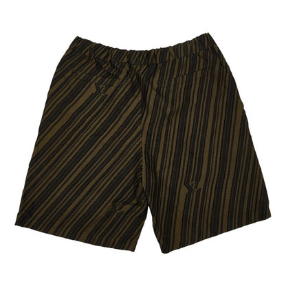 Louis Vuitton Cotton Jacquard Shorts 48 Sample Khaki Black — view 2