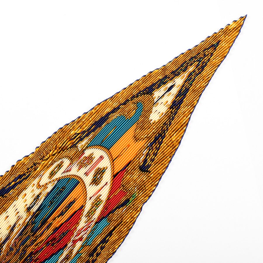 Hermes Scarf Pleats Carre — view 4