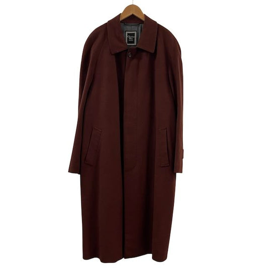 Dior Wool Coat Cashmere Blend Long Brown