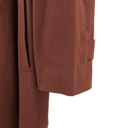 Dior Wool Coat Cashmere Blend Long Brown — view 4