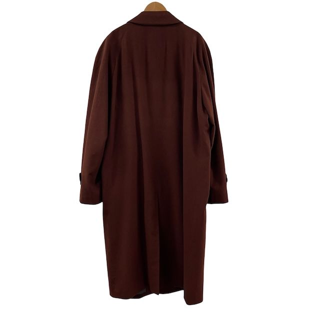 Dior Wool Coat Cashmere Blend Long Brown — view 2