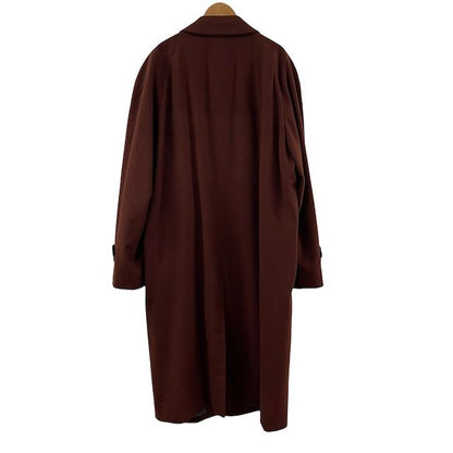 Dior Wool Coat Cashmere Blend Long Brown — view 2