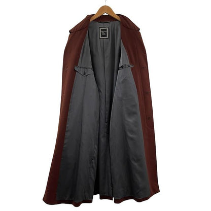 Dior Wool Coat Cashmere Blend Long Brown — view 7