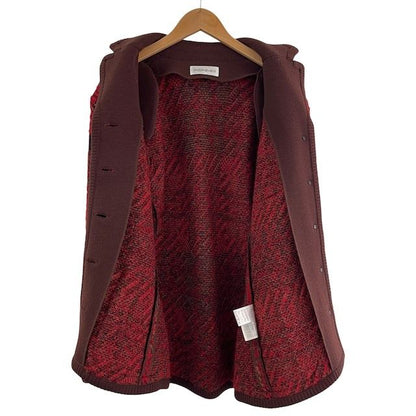 Saint Laurent Yves Knit Jacket Cardigan Wool Check Pattern All Over — view 7