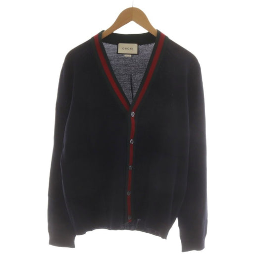 Gucci Sherry Line Cardigan Wool XL Navy