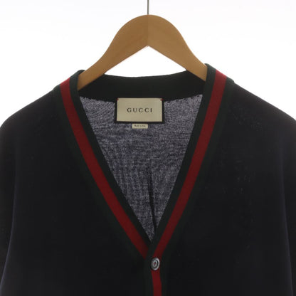 Gucci Sherry Line Cardigan Wool XL Navy — view 4