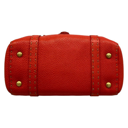 Fendi Handbag Linda Bagselleria Red Leather — view 5
