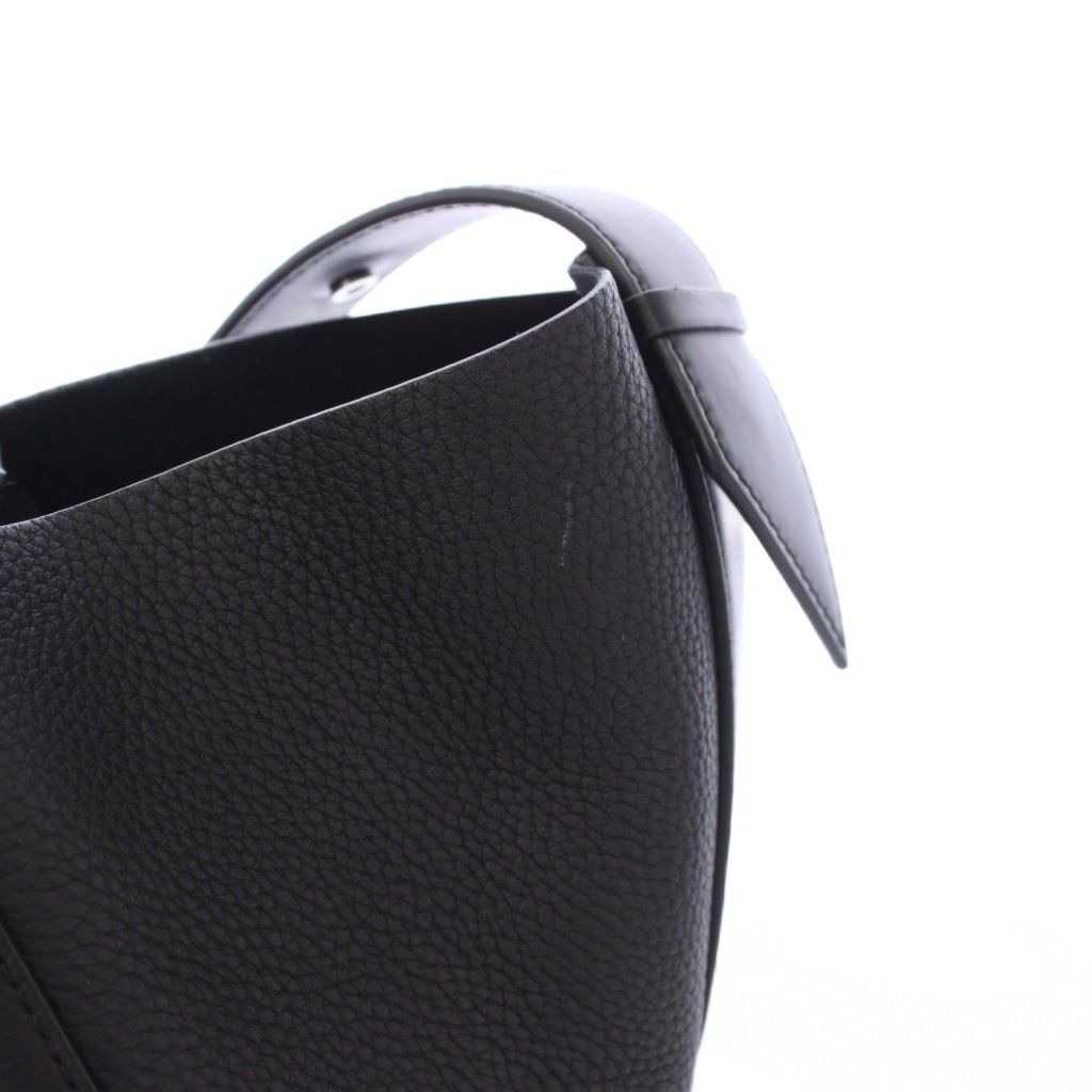 Max Mara Mmbuckets Calf Leather Small Bucket Bag Black TK — view 8