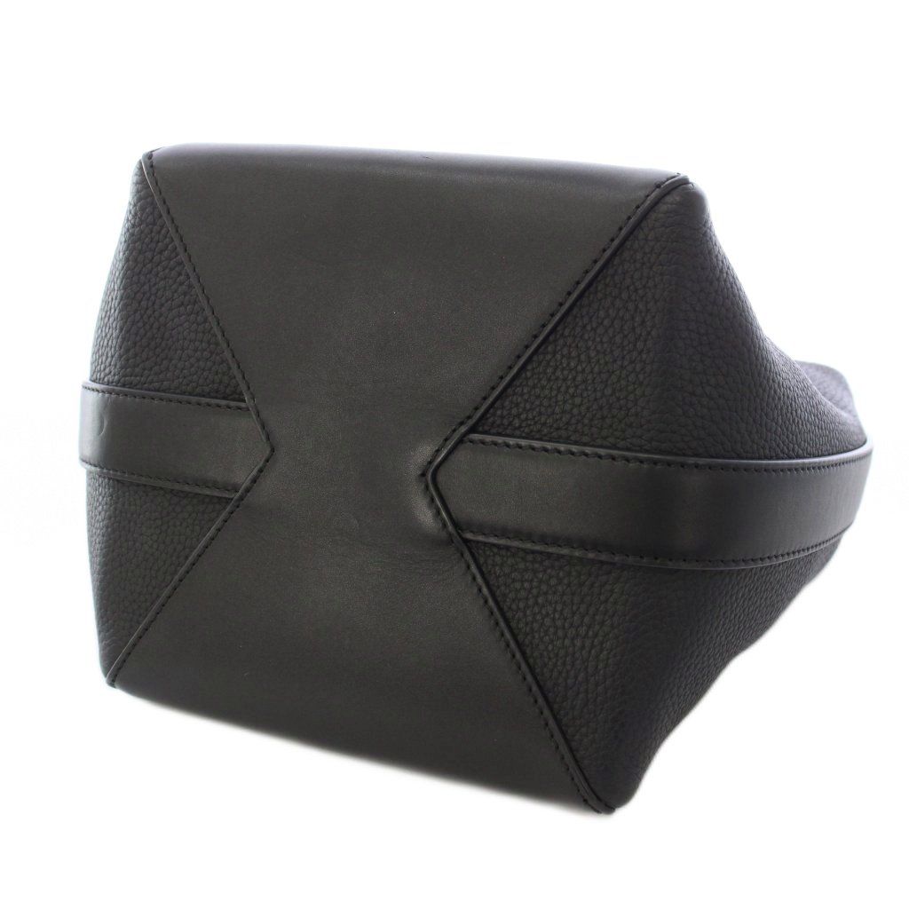 Max Mara Mmbuckets Calf Leather Small Bucket Bag Black TK — view 6