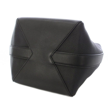 Max Mara Mmbuckets Calf Leather Small Bucket Bag Black TK — view 6