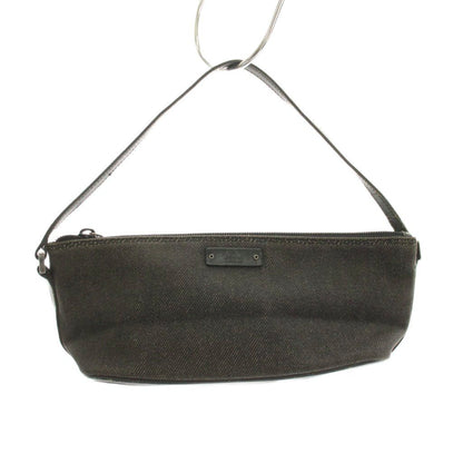 Gucci Pouch Denim Handbag Mini Black YM OH