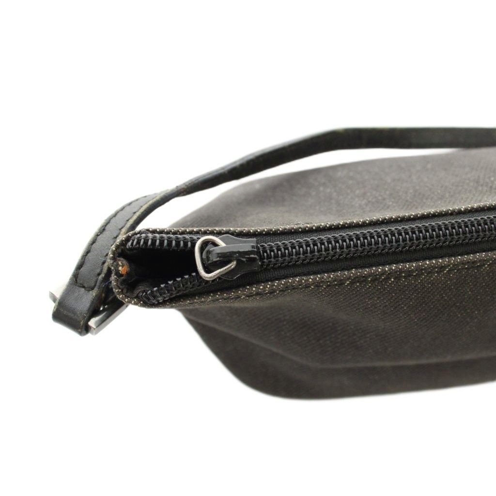 Gucci Pouch Denim Handbag Mini Black YM OH — view 8