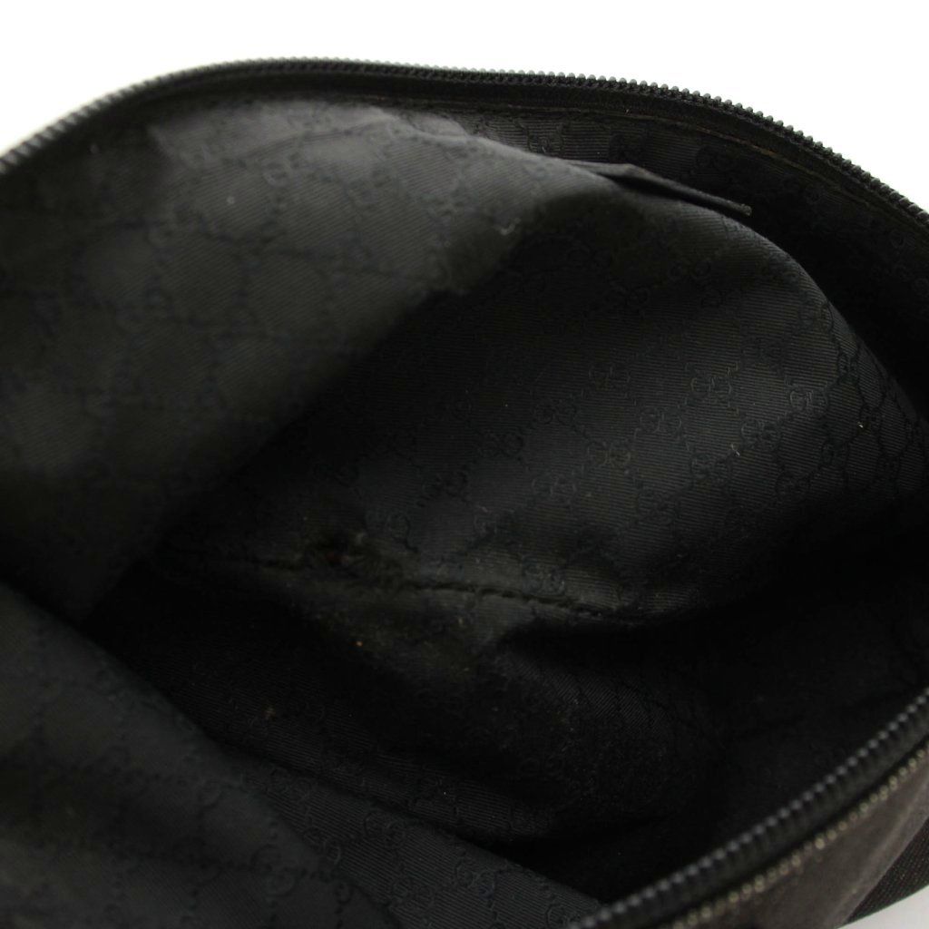 Gucci Pouch Denim Handbag Mini Black YM OH — view 7