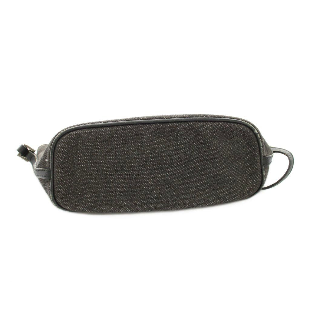 Gucci Pouch Denim Handbag Mini Black YM OH — view 4
