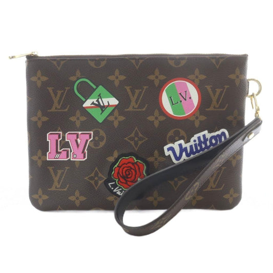 Louis Vuitton Monogram Canvas City Pouch Brown