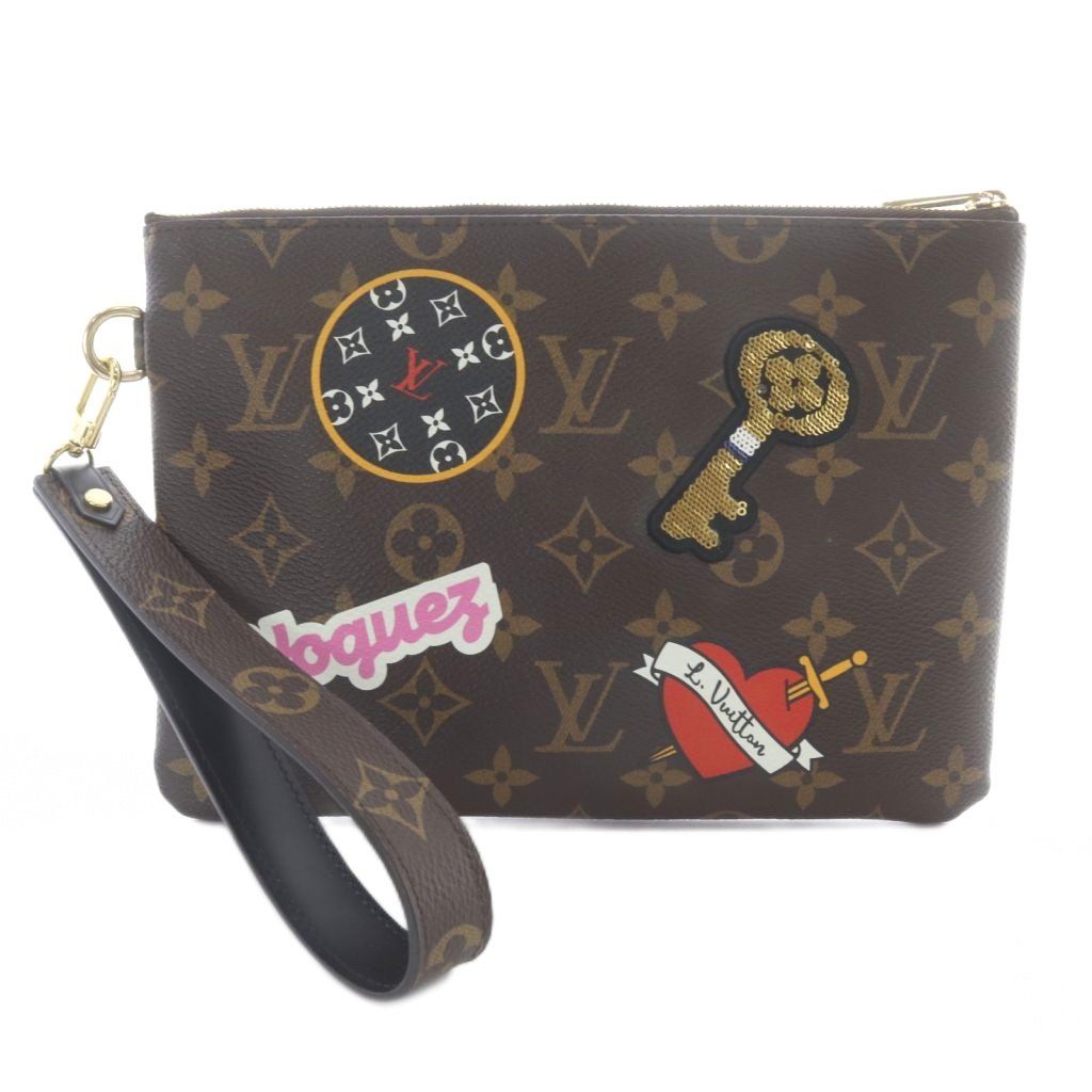 Louis Vuitton Monogram Canvas City Pouch Brown — view 2