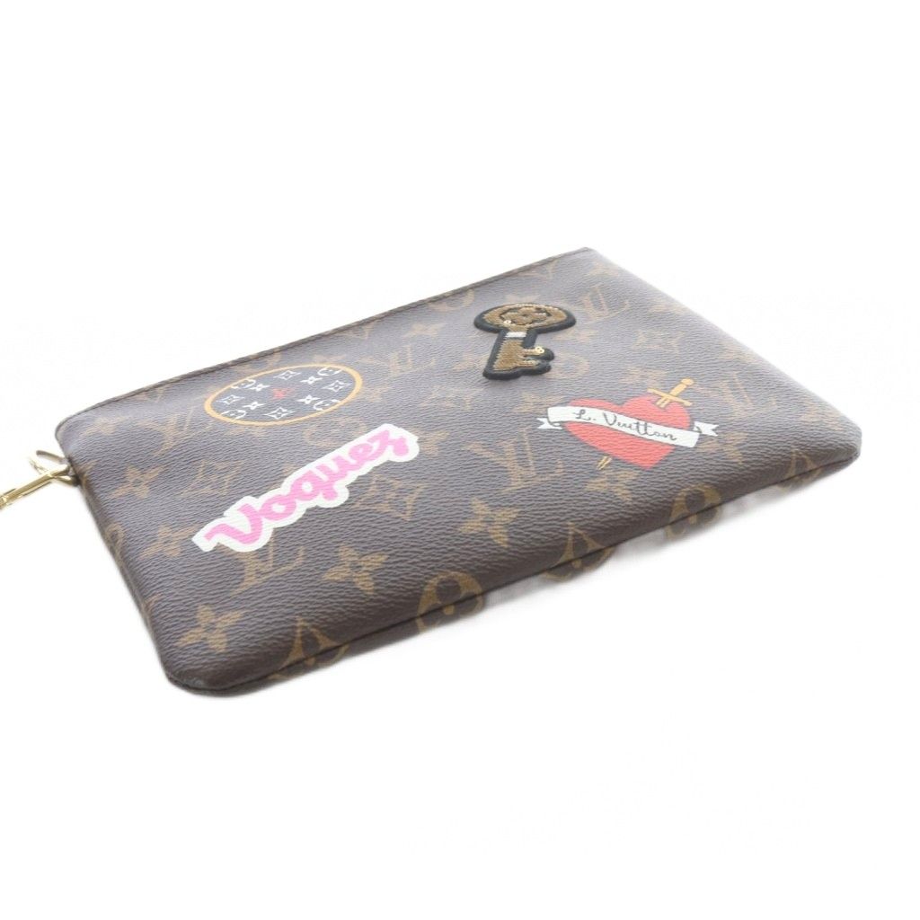 Louis Vuitton Monogram Canvas City Pouch Brown — view 5