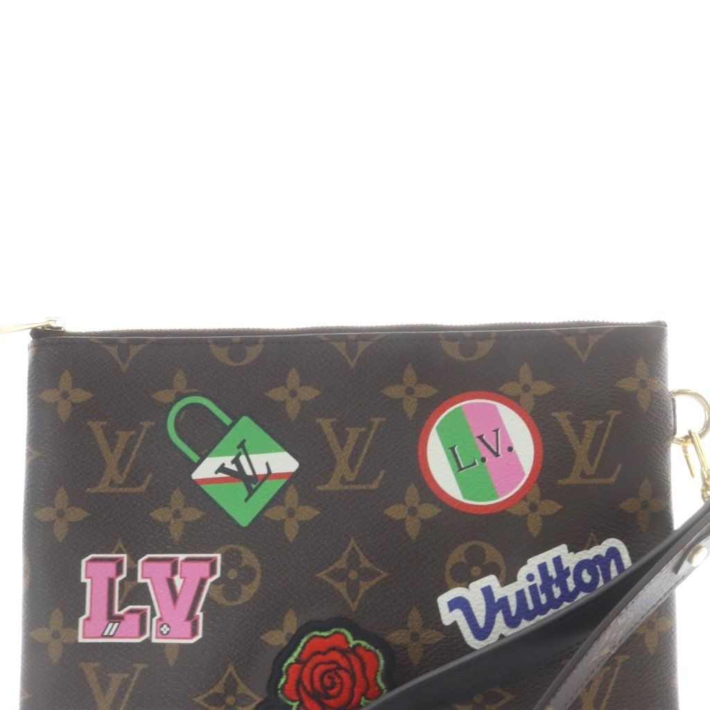 Louis Vuitton Monogram Canvas City Pouch Brown — view 4