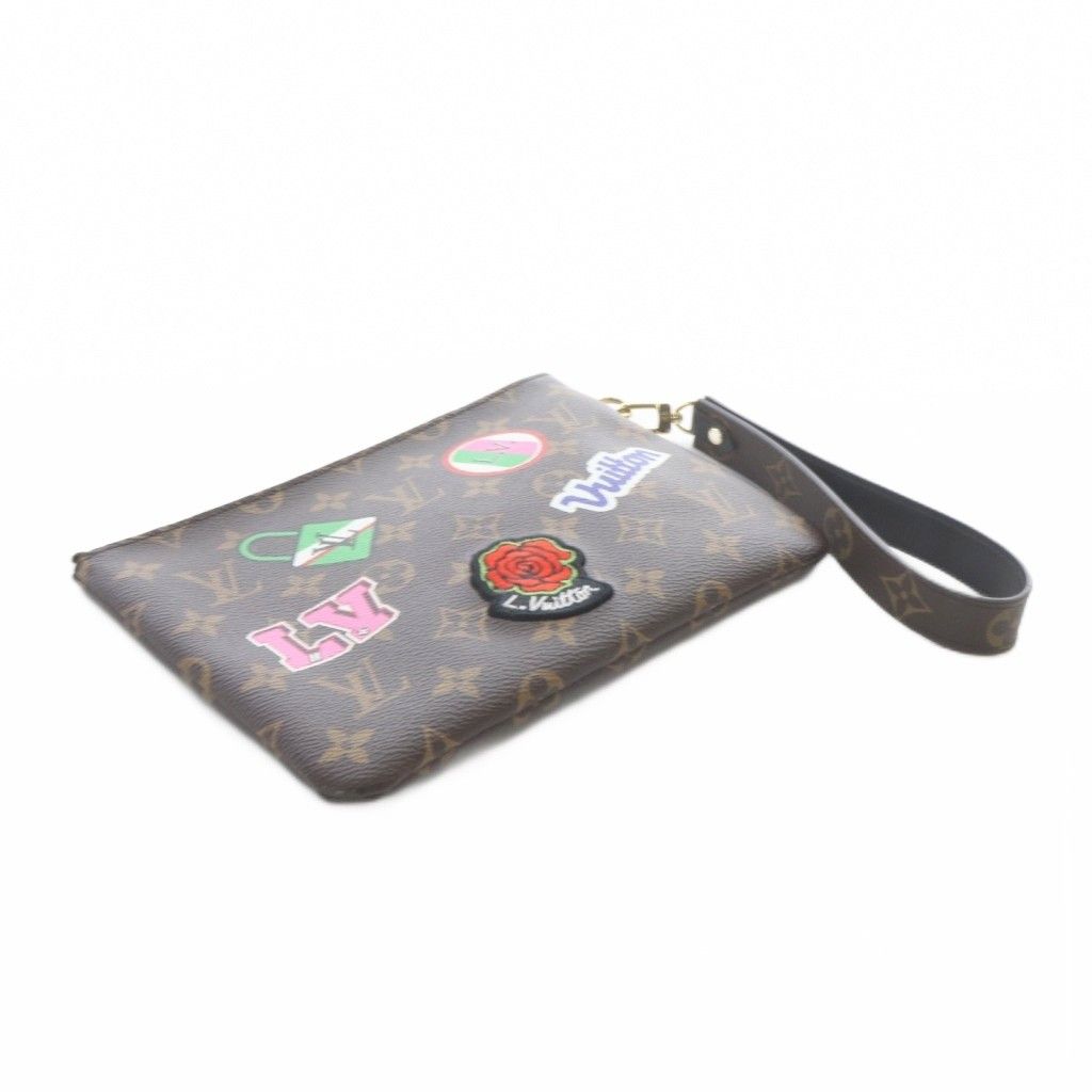 Louis Vuitton Monogram Canvas City Pouch Brown — view 3