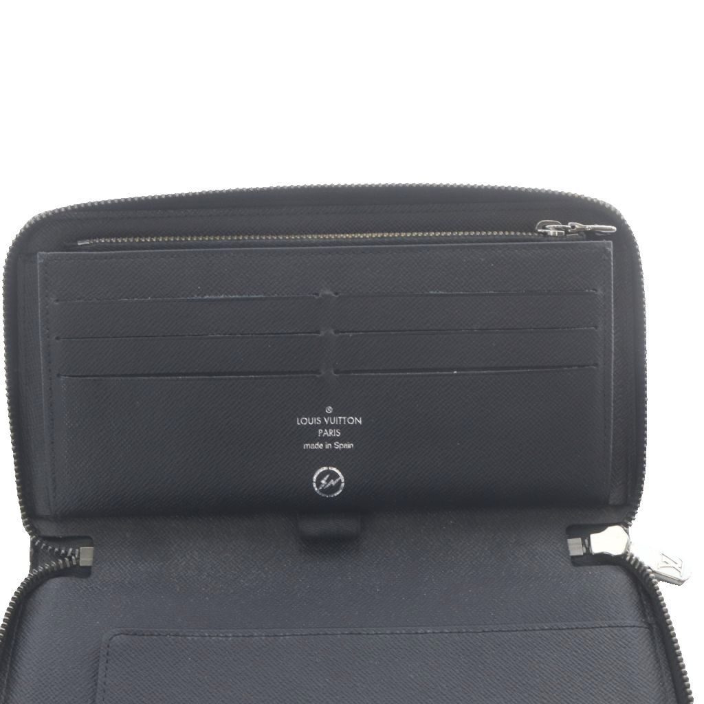Louis Vuitton Monogram Eclipse Flash Zippy Organizer Wallet Gray — view 7