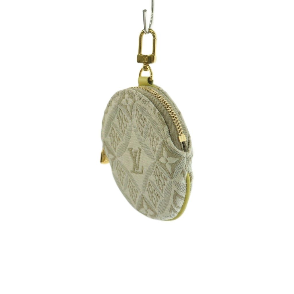 Louis Vuitton Porte-Monnaie Long Coin Purse All Pattern Off White Cream Yellow — view 3