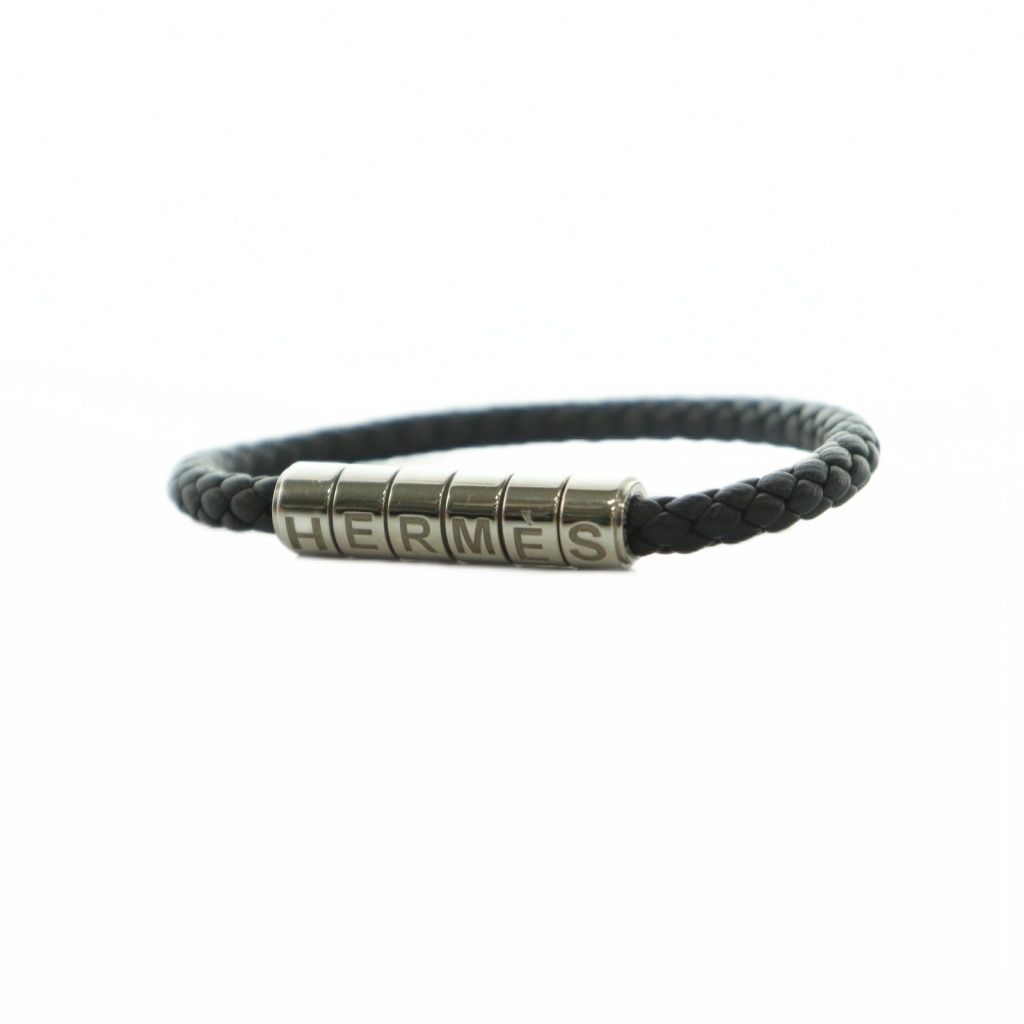 Hermes Goliath Code Bracelet Logo Parts Black — view 3