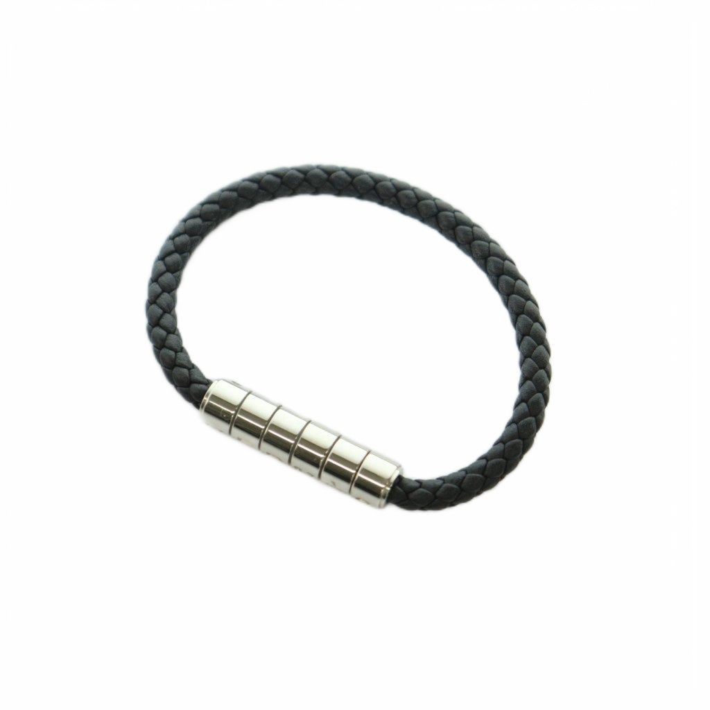 Hermes Goliath Code Bracelet Logo Parts Black