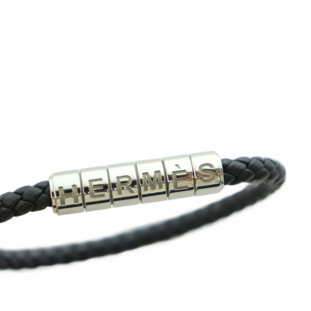 Hermes Goliath Code Bracelet Logo Parts Black — view 6