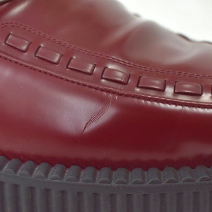 Gucci Creeper Loafers Horsebit Leather Thick Sole Metal Plate 9 Bordeaux 9 — view 8