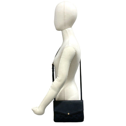 Louis Vuitton Monogram Empreinte Leather Shoulder Bag Pochette Noir — view 2