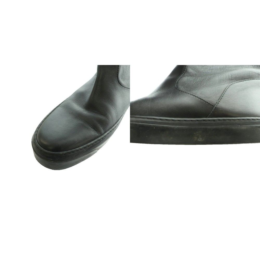 Gucci Middle Boots Long Leather Fur Black SS — view 9