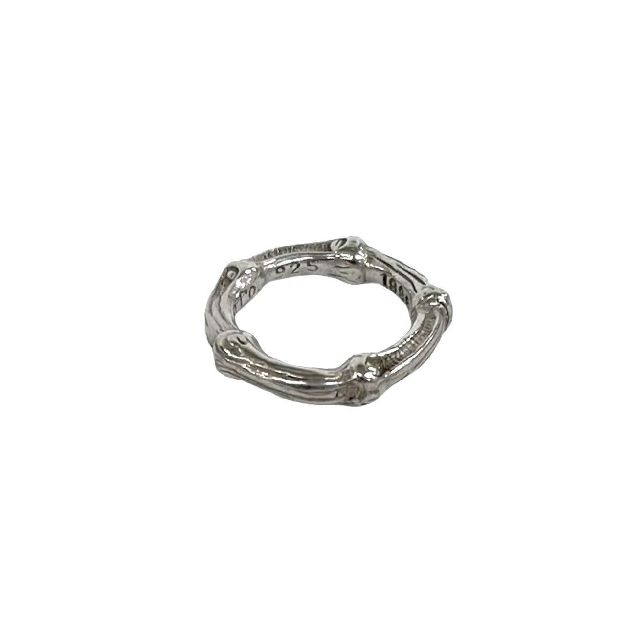 Tiffany & Co Bamboo Ring 925 Sterling Silver 0424 — view 6