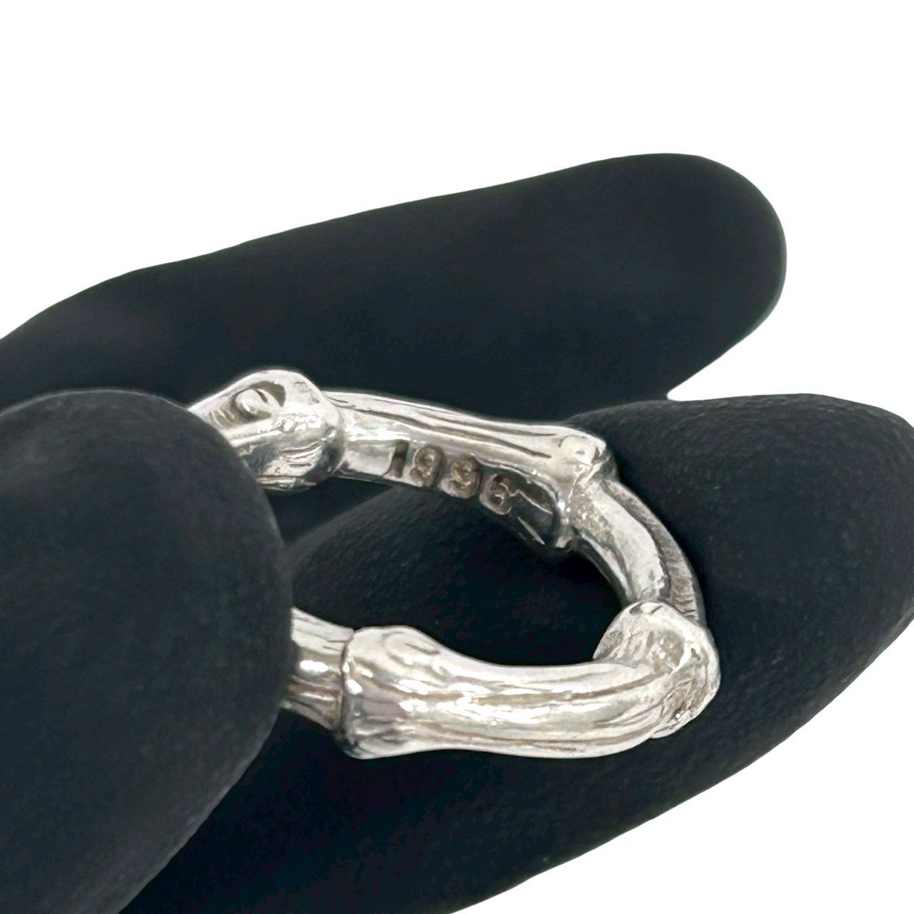 Tiffany & Co Bamboo Ring 925 Sterling Silver 0424 — view 4