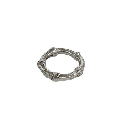 Tiffany & Co Bamboo Ring 925 Sterling Silver 0424 — view 7