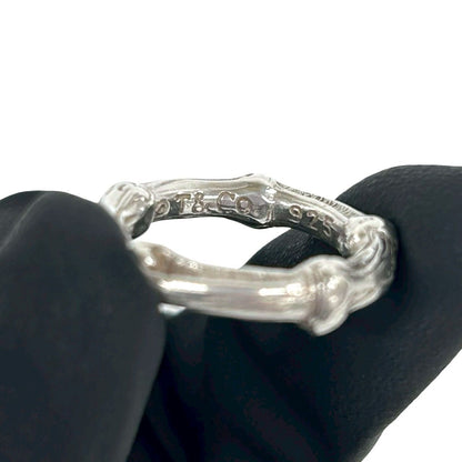 Tiffany & Co Bamboo Ring 925 Sterling Silver 0424 — view 3