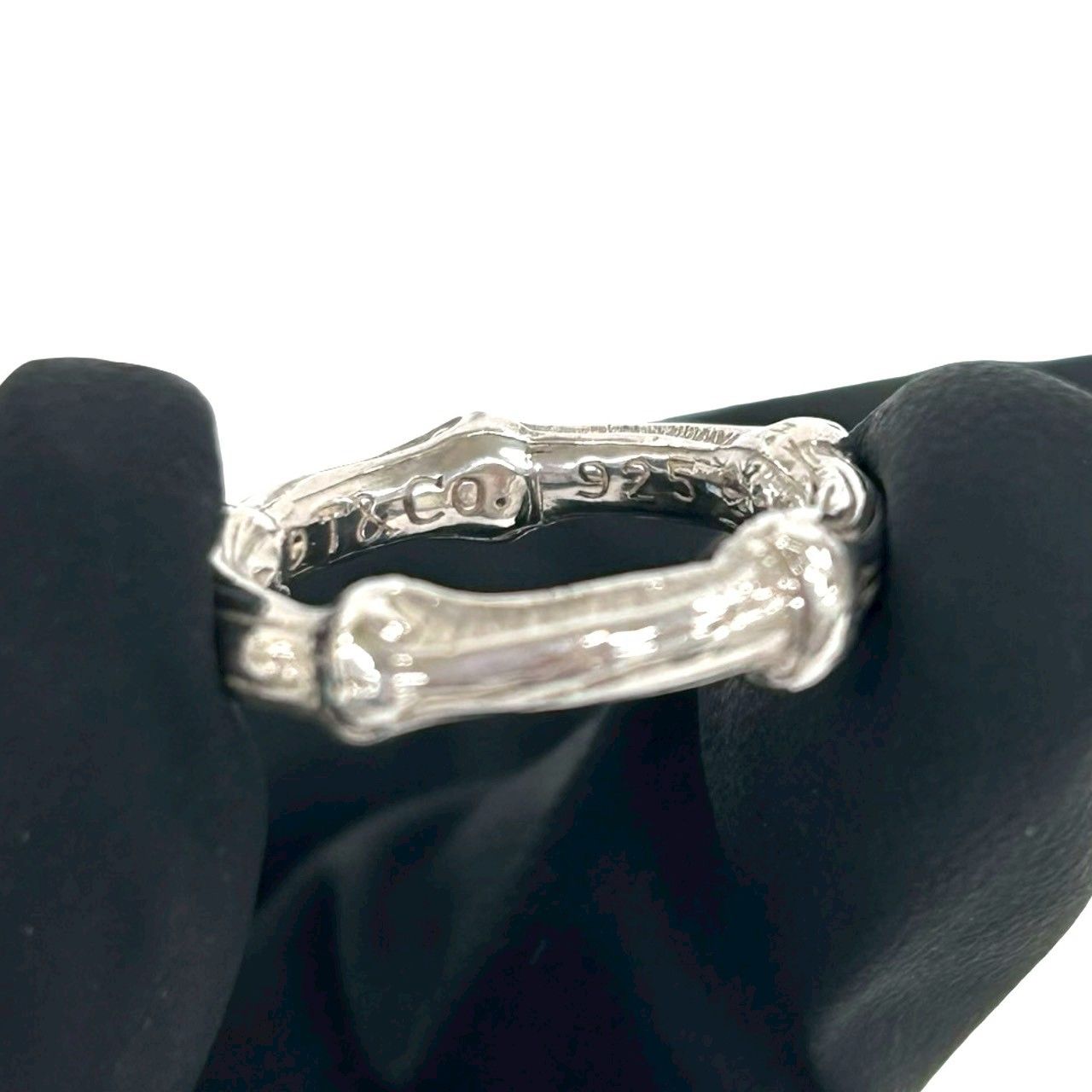 Tiffany & Co Bamboo Ring 925 Sterling Silver 0423 — view 3