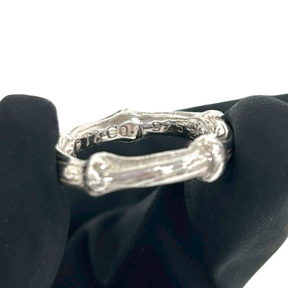 Tiffany & Co Bamboo Ring 925 Sterling Silver 0423 — view 3