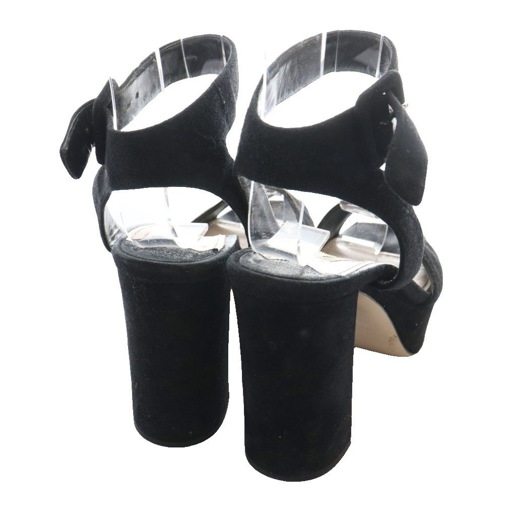Miu Miu Miu Sandals Suede 35.5 Black SS — view 5