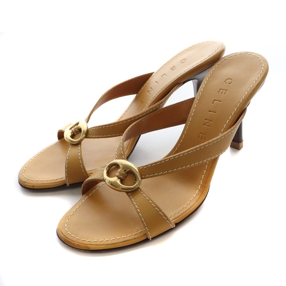 Celine Thong Sandals 36 Camel SS