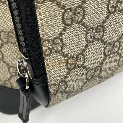 Gucci GG Pattern Backpack Supreme Beige Black — view 5