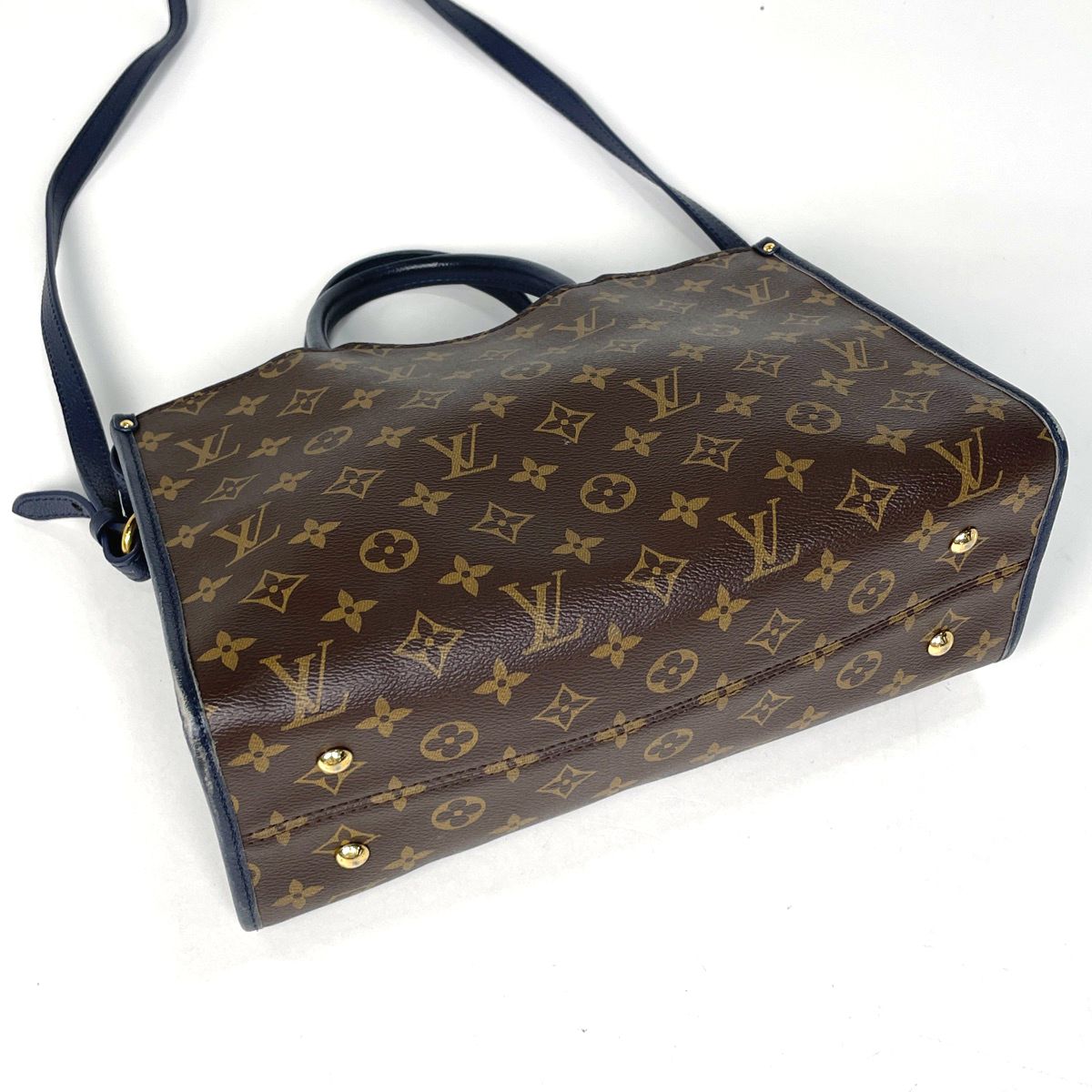 Louis Vuitton Popincourt PM 2-Way Handbag Monogram Brown Marine — view 2