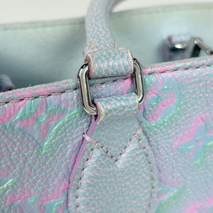 Louis Vuitton On The Go PM 2-Way Summer Star Monogram Empreinte Lila Tote — view 6