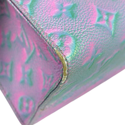 Louis Vuitton On The Go PM 2-Way Summer Star Monogram Empreinte Lila Tote — view 3
