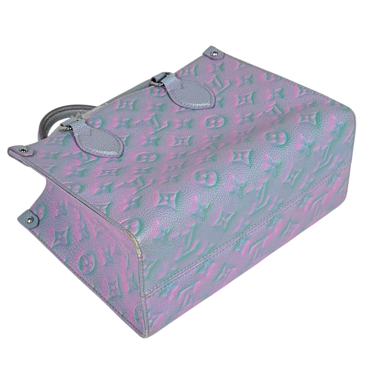 Louis Vuitton On The Go PM 2-Way Summer Star Monogram Empreinte Lila Tote — view 2