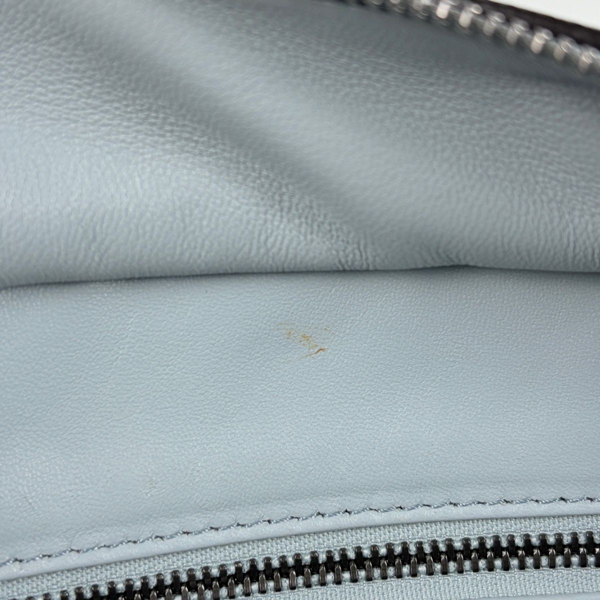 Loewe Amazona 28 Limited Edition Leather Light Blue Handbag — view 6