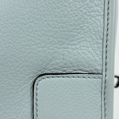 Loewe Amazona 28 Limited Edition Leather Light Blue Handbag — view 4