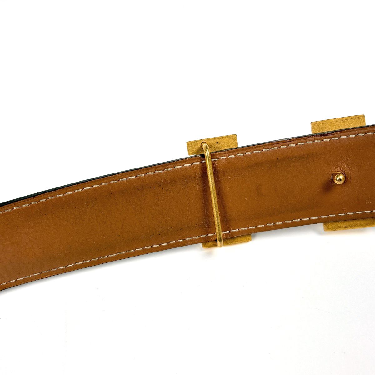 Hermes Constance Reversible Belt Box Calf Black Brown — view 4