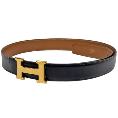 Hermes Constance Reversible Belt Box Calf Black Brown